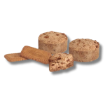 Mantecados con galleta caramelizada. Caja 3kg.